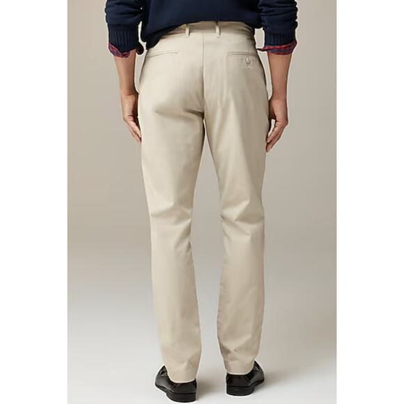 J.Crew 1040 Athletic Tapered-Fit Tech Pants Mens W34 L32 Tan Performance AU209 - Picture 2 of 11